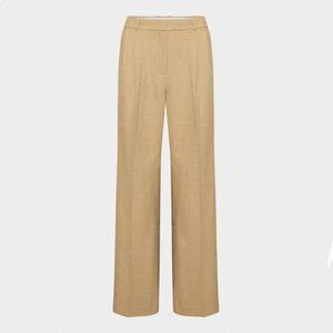 Babaton Pleated Plant Heather Saville Size 4 Tall Worn Twice